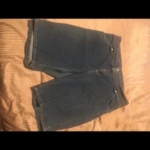 Denim shorts